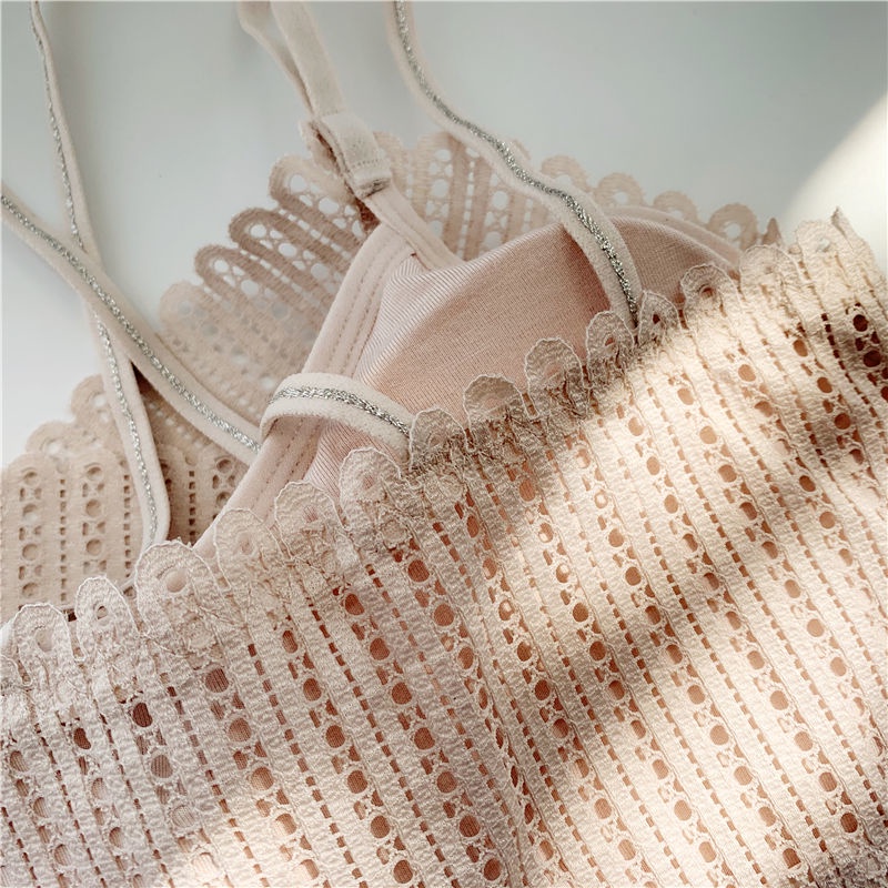 Áo Lót Thể Thao Nâng Ngực Không Gọng Phối Dây Đan Chéo Lưng Quyến Rũ Cho Nữ