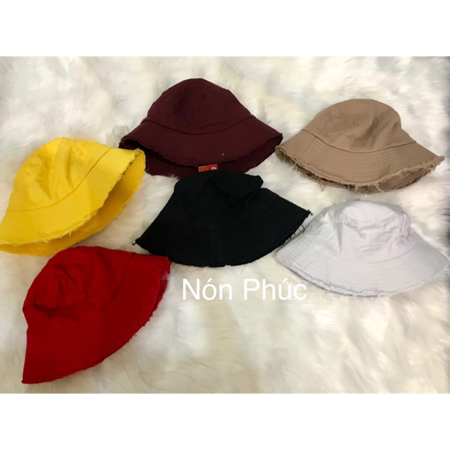 Mũ tai bèo_Nón bucket kaki tua rua