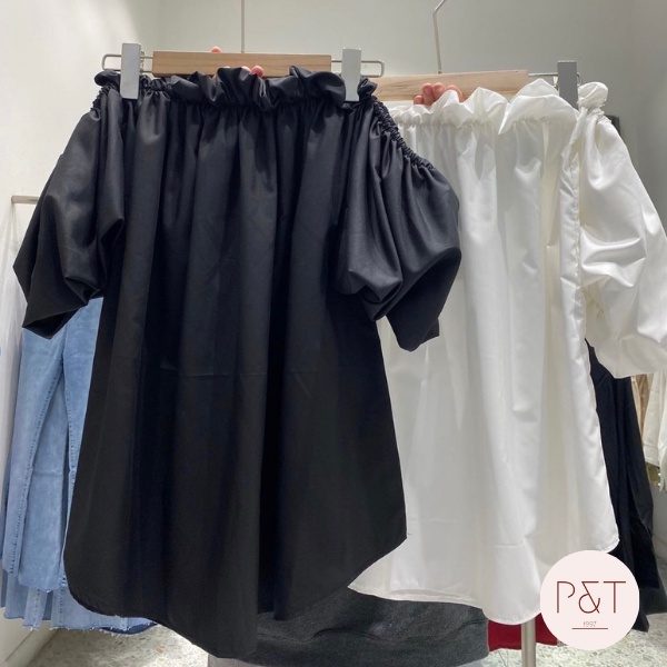 Áo Trễ Vai Tay Bồng Siêu Xinh