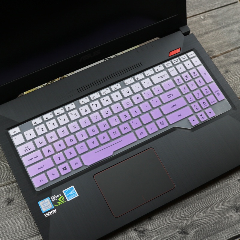 For 15.6 Inches ASUS FX63VD/FZ63VD/ZX63VD I7 8750H/I7 9750H Soft Ultra-thin Silicone Laptop Keyboard Cover Protector