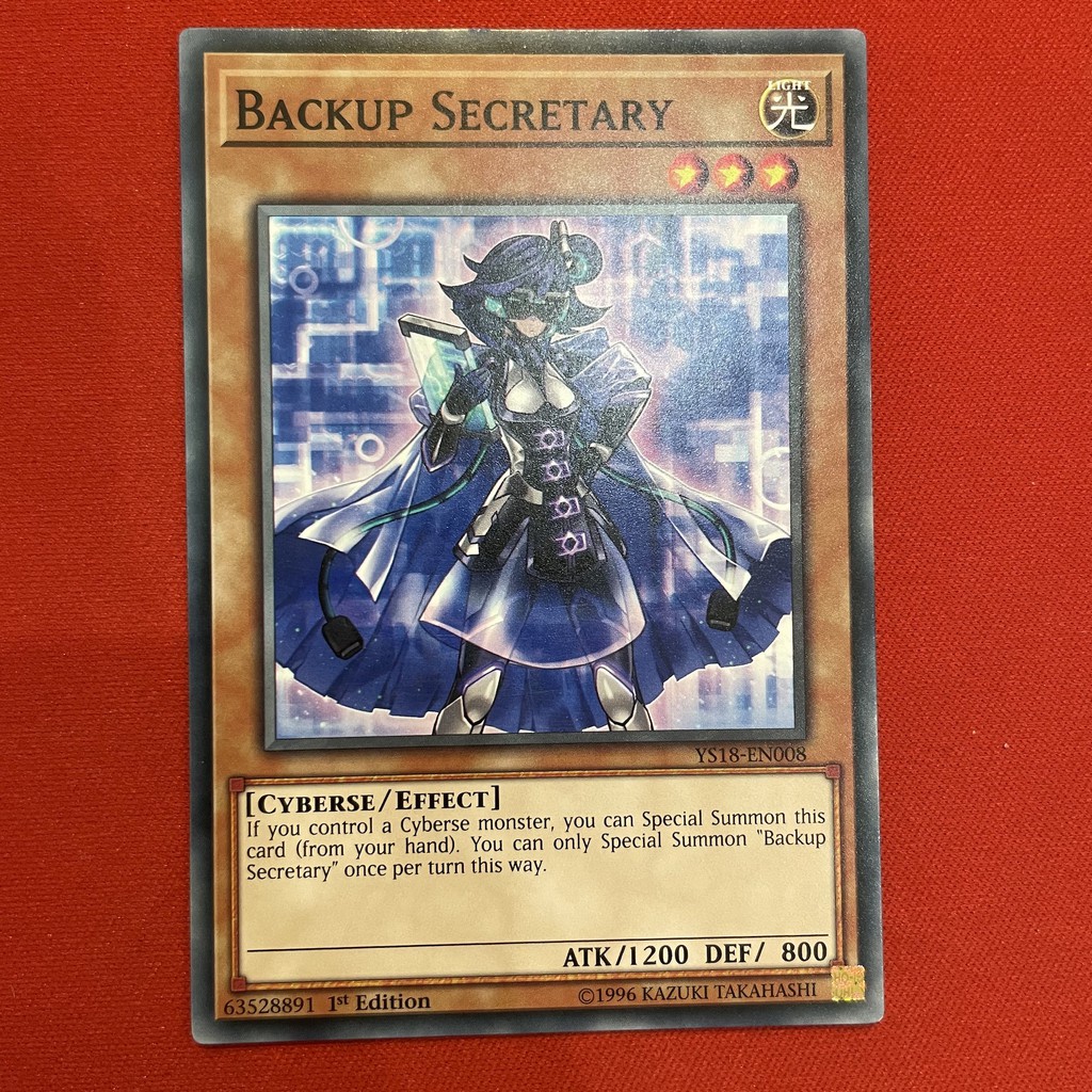 [EN-JP][Thẻ Bài Yugioh Chính Hãng] Backup Secretary