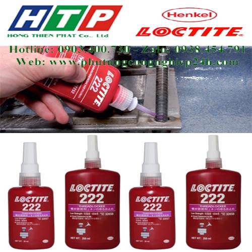 Loctite 222 loại 50ml khóa ren màu hồng