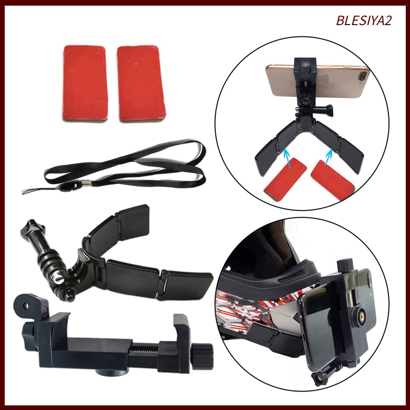 [BLESIYA2] Helmet Front Chin Mount For GoPro Hero 9 8 7 6 5 4