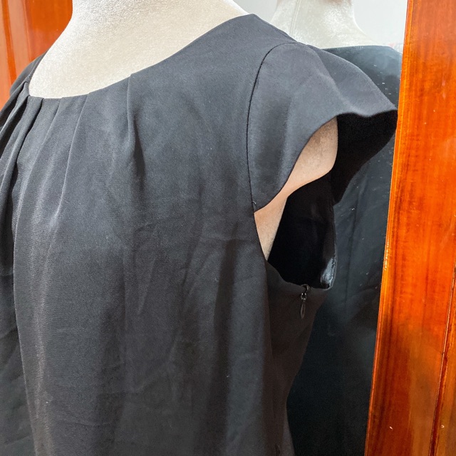 Đầm đen suông sang trọng size XL