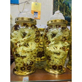 Bình ngâm rượu Hàn Quốc 22 lít sâm