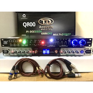 (Khuyến Mãi)Combo Vang TD Q800(Có Reveb) + Nâng Tiếng CB 800Ultra.Tặng 4 Dây Canon.Có Chống Hú.Bluetooth,Quang Học,USB,A