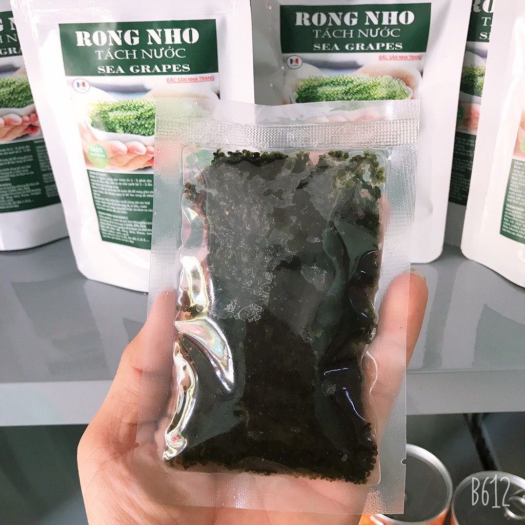 500GRAM RONG NHO KHÔ - SEA GRAPES - RONG NHO TÁCH NƯỚC + 5 GÓI MÈ RANG | BigBuy360 - bigbuy360.vn