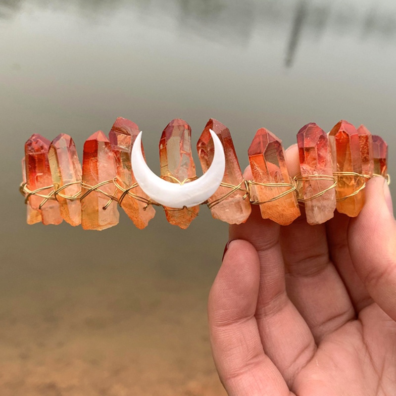 Flgo Băng Đô Đính Đá Pha Lê Phong Cách Bohemia Cho Lễ Hội Âm Nhạc