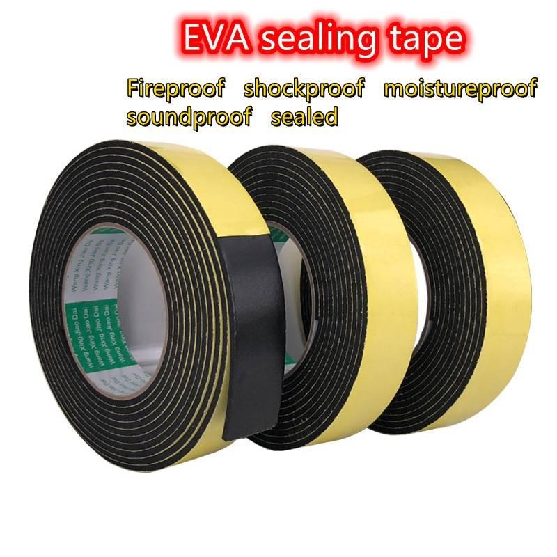 Cuộn băng keo xốp eva hai mặt chống sốc dài 10m đệm xe hơi cách âm chống va chạm
