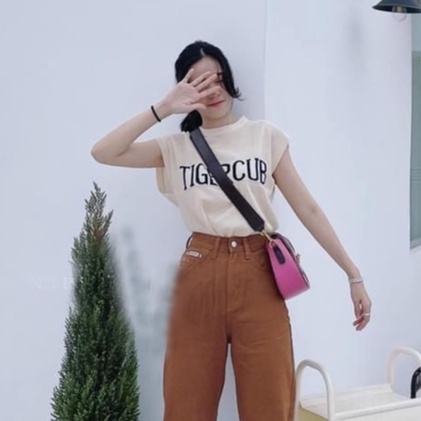 Áo Sát Nách Lưới Thêu Chữ Tiger