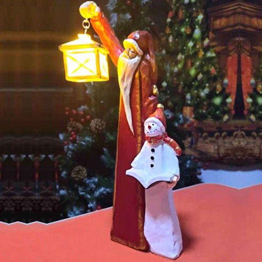 CONOPERY Ông Già Noel / Người Tuyết Bằng Nhựa Dễ Thương Dùng Trang Trí Giáng Sinh