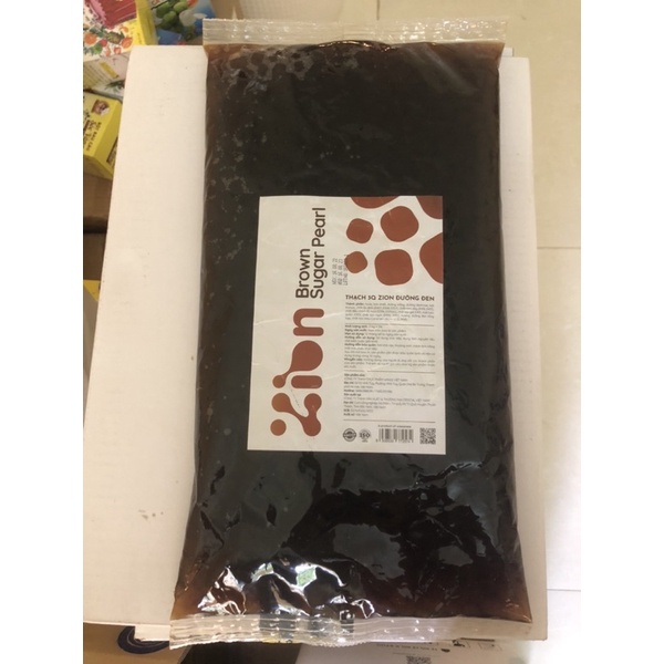 Trân Châu 3Q BiBi Jelly Đen Trắng Túi 2kg/ Thạch 3Q Sea Jelly Caramen Đã Chế Biến Sẵn Siêu Giòn Ngon