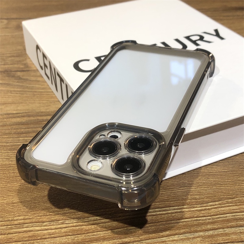 Ốp Điện Thoại Cứng Trong Suốt Có Túi Khí Chống Rơi Cho iPhone 13 12 11 Pro Max X XR Xs Max 7 8 Plus se 2020 2022