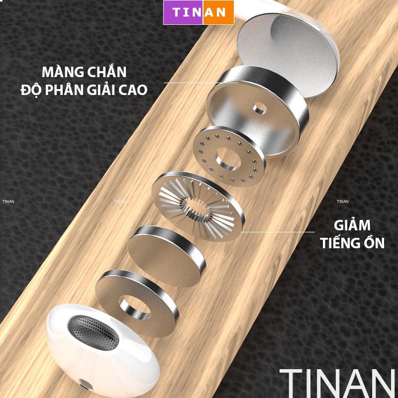 Tai Nghe Có Dây TINAN SE386 3.5mm 1.2m, Tích Hợp Micro Đàm Thoại Chất Lượng Cao
