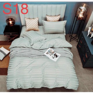 BỘ CHĂN GA COTTON LỤA SỌC 3F