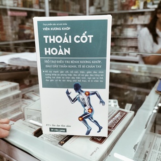 Thoái cốt hoàn lọ 30v Hỗ trợ đau nhức xương khớp, thoát vị đĩa đệm, thoái hóa cột sống