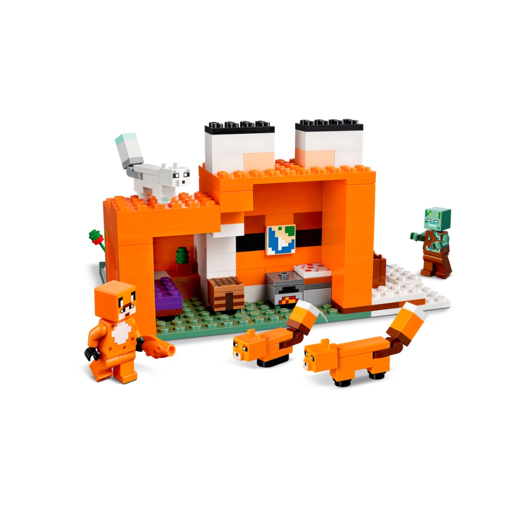 Lego HaHa - Lego Minecraft - Nhà Cáo - 21178