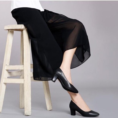 Giày Công Sở Nữ 7 Phân Chất Da Mềm Chuẩn Phom Size 35 - 39