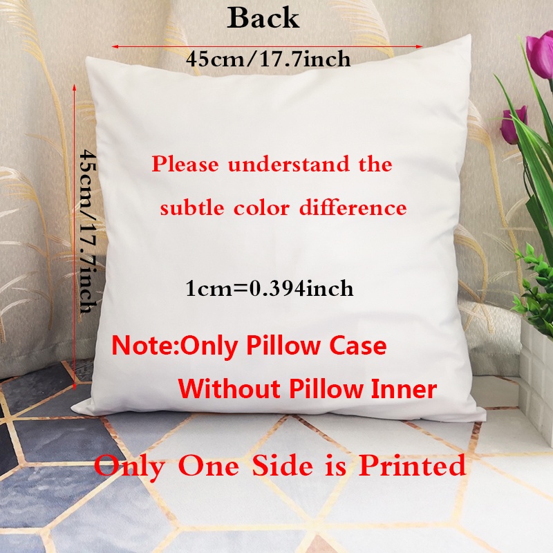 Vỏ gối vuông in họa tiết anime Haikyuu một mặt chất liệu polyester kích thước 45x45cm phong cách Nhật Bản đáng yêu