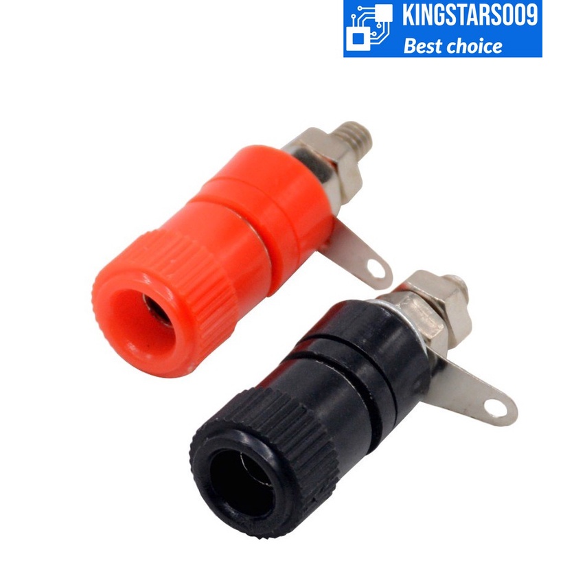 Set 5 Cặp jack chuối cái 4mm JS-910B, JS-910B 4mm Banana Socket Terminal