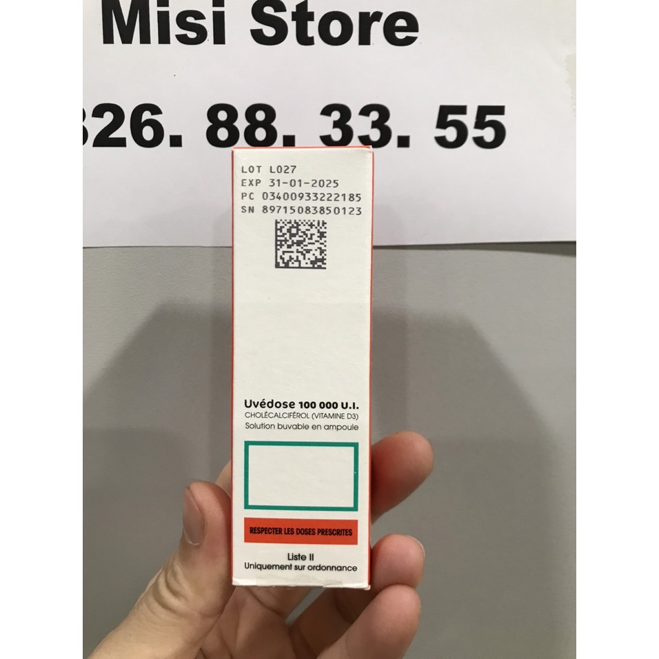 Vitamin D3 Uvedose Liều Cao 100000 UI-1 Của Pháp