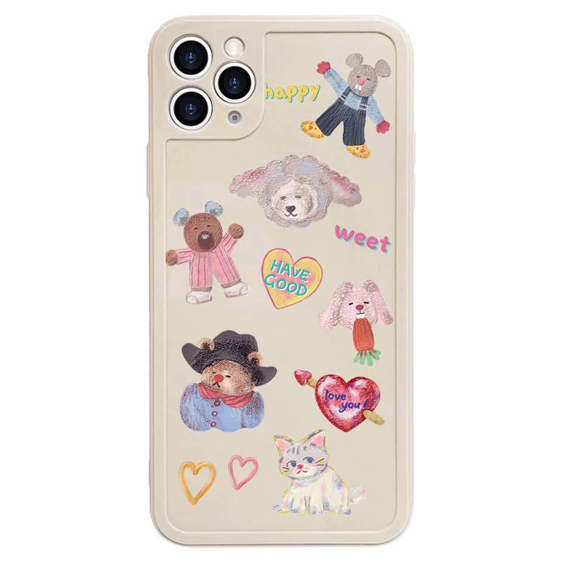 Ốp lưng iphone Ốp lưng iphone love animal 6/6plus/6s/6splus/7/7plus/8/8plus/x/xr/xs/11/14pro/pro/max/plus/promax Dinuo case