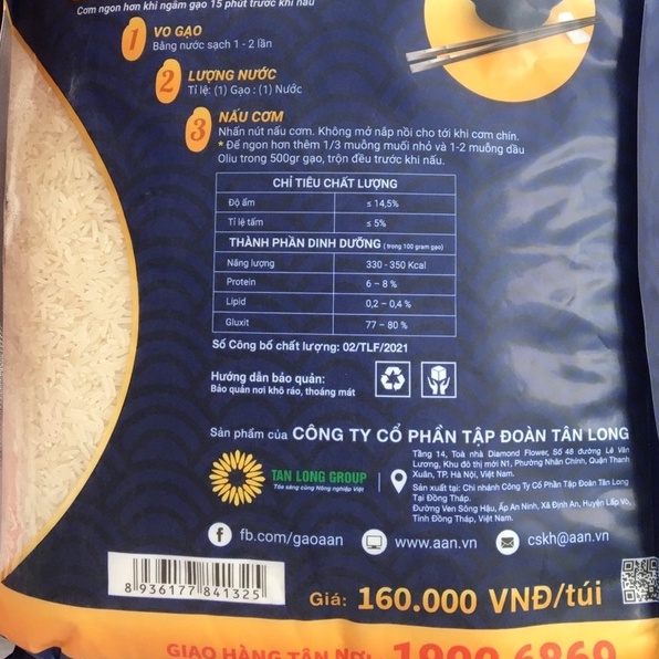 Gạo thơm A An ST25  – Gạo đặc sản Sóc Trăng nổi tiếng