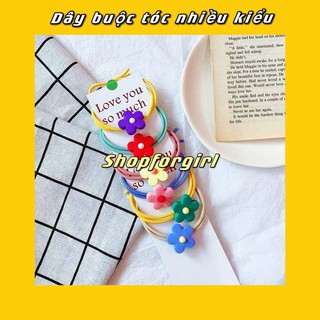 Dây buộc tóc nhiều kiểu dễ thương -shopforgirl