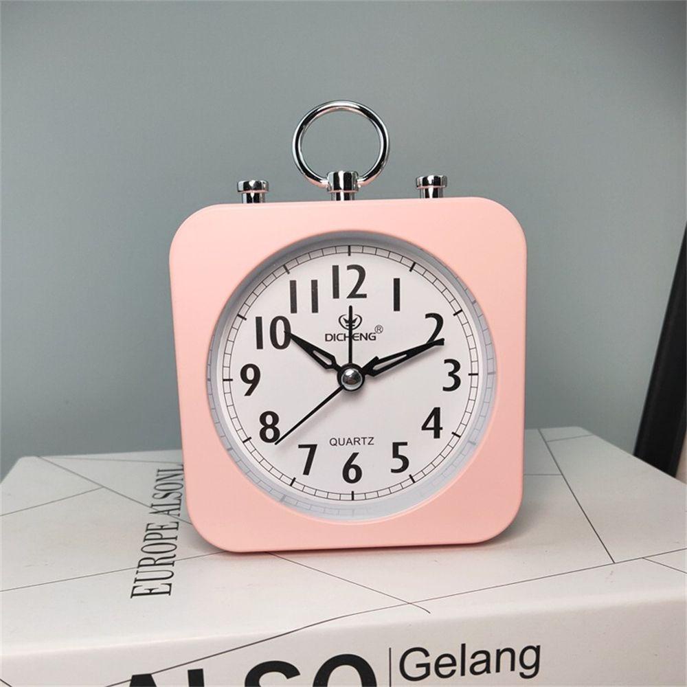 CONOPERY Đồng Hồ Báo Thức Hình Vuông / Tròn Kiểu Dáng Đơn Giản Hiện Đại