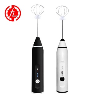 Dụng cụ đánh trứng / khuấy tạo bọt sữa / cà phê sạc usb màu trắng