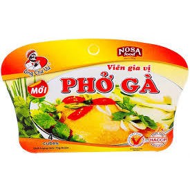 1 Hộp Viên gia vị phở bò/gà 4 viên/1 hộp
