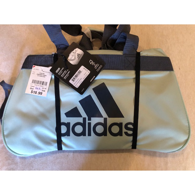 Túi xách có quai chéo - Adidas Diablo Small Duffel (Grey/Pastel Green)