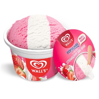 [SHIP HỎA TỐC] Kem ly Wall's cup 90ml vị Socola/Vani/Dâu/Socola chip