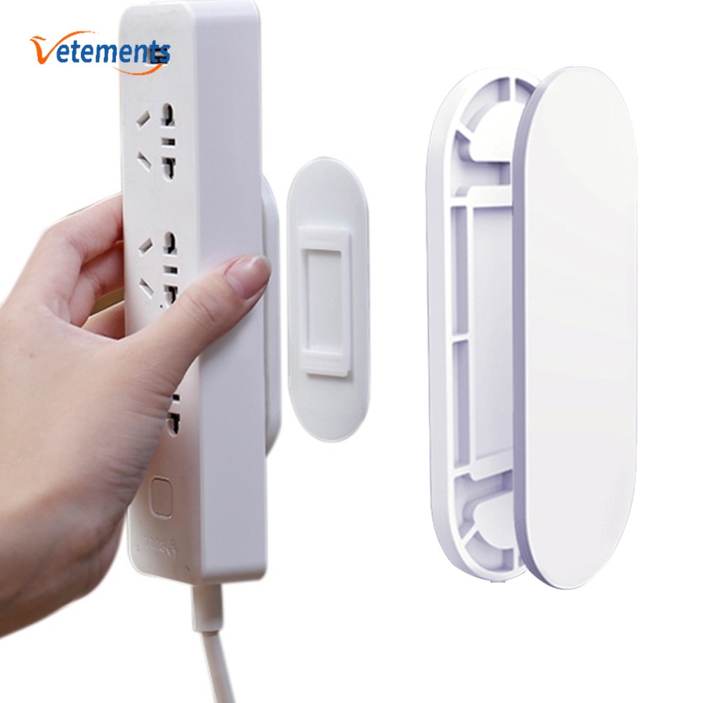 Giá Đỡ Ổ Cắm Điện Gắn Tường Không Cần Đục Lỗ Không Để Lại Dấu Vết Tiện Lợi Cho Hộ Gia Đình