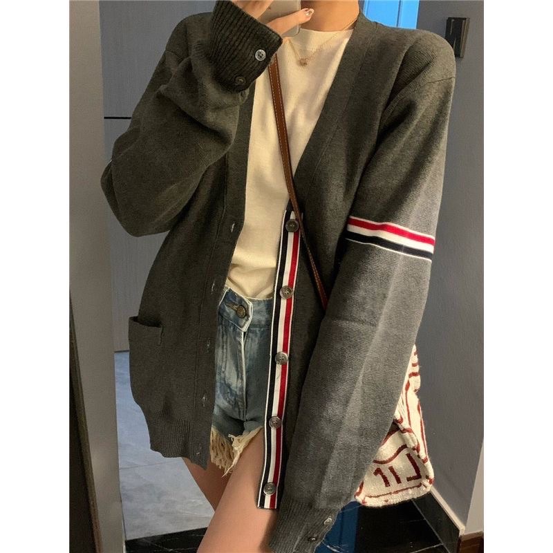 SALE Áo Khoác Cadigan Len Dệt Thombrown Nam Nữ