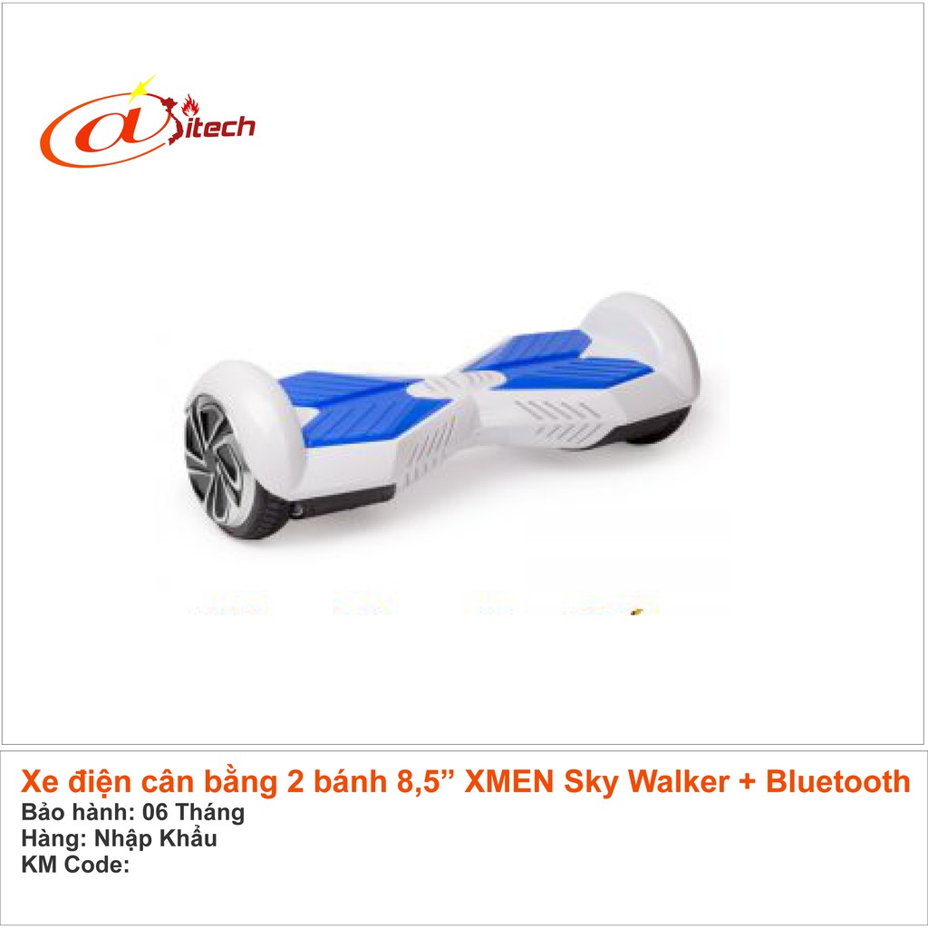 Xe điện tự cân bằng bánh 8,5″ có bluetooth phát nhạc