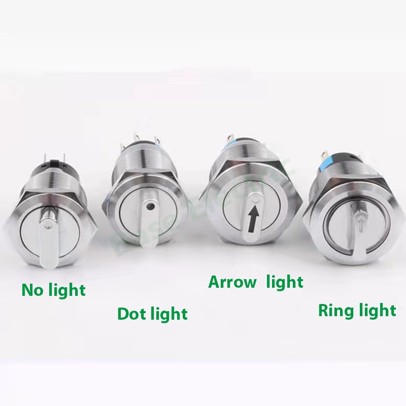 Nút Xoay Chuyển Đổi Bánh Răng 16mm Bằng Thép Không Gỉ 22mm Cho Xe Hơi