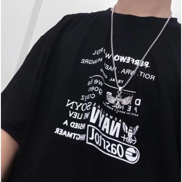 Vòng cổ hình Thiên thần ULA SHOP phong cách cá tính Unisex Hip Hop