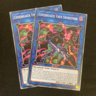 Thẻ bài yugioh - codebreaker virus swordsman - etco-en052 - common 1st edition