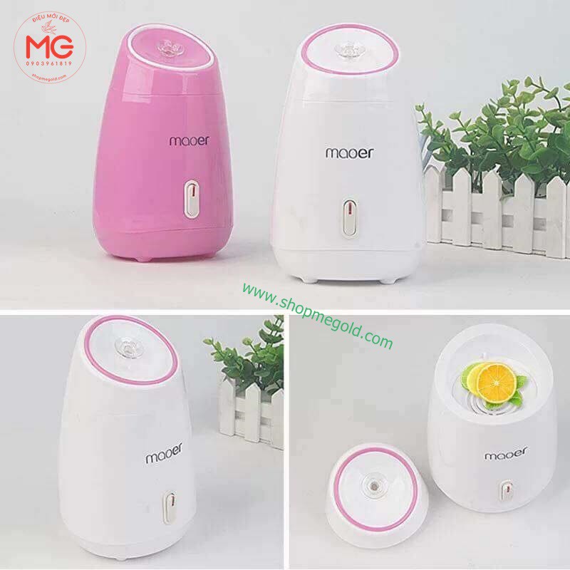 Máy xông hơi da mặt hoa quả tươi tự động 2 in 1 moaer