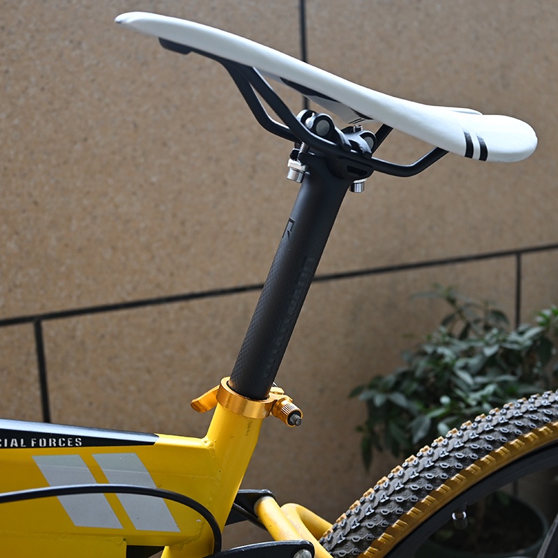 Thanh Gắn Yên Xe Đạp Leo Núi Sợi Carbon Siêu Nhẹ 27.2/30.8/31.6*350/400mm