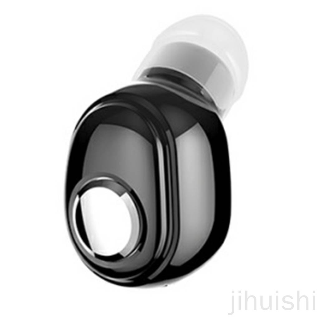 Wireless Bluetooth 5.0 Ear Phone Handsfree In-ear Earphone Sport Fitness Stereo Headset, Black_jihuishi