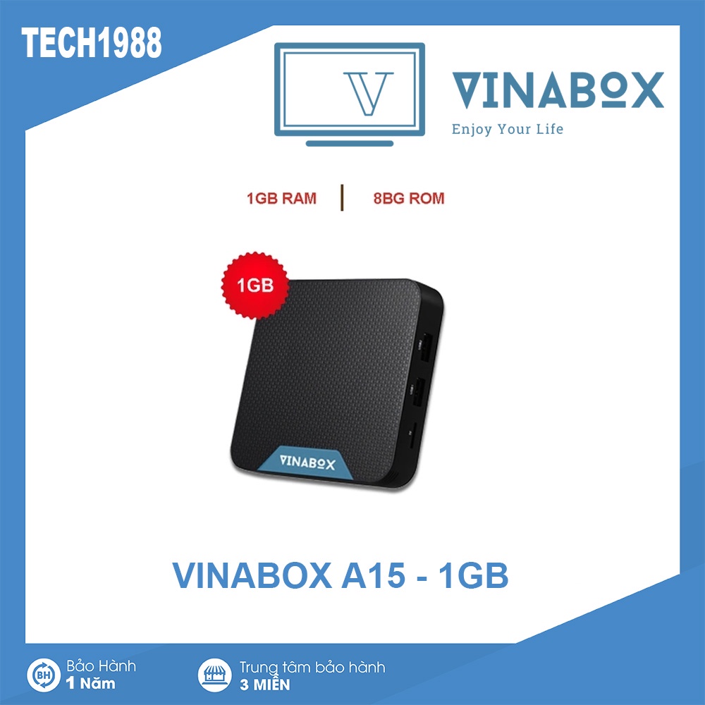 VINABOX A15B RAM 2G ROM 16G/RAM 1G ROM 8G PHIÊN BẢN 2021 SỬ DỤNG GIAO DIỆN ATV HỆ ĐIỀU HÀNH ANDROID 10