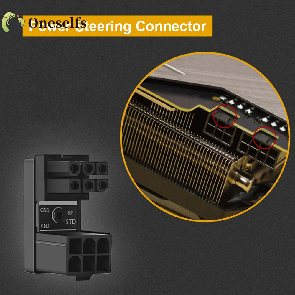 Đầu Chuyển Đổi Cổng Atx 8pin 6pin Sang 8pin 6pin 180 Độ Cho Máy Tính Để Bàn Gpu | BigBuy360 - bigbuy360.vn