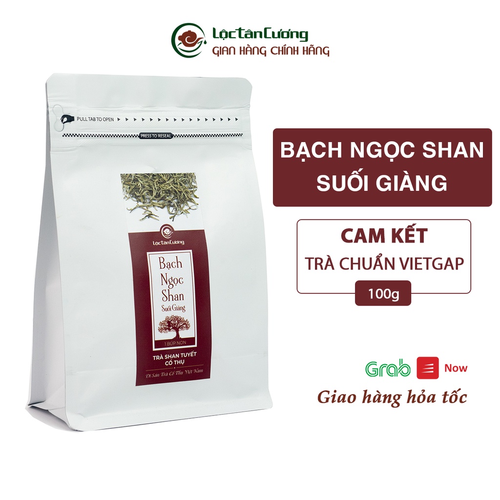 Trà Bạch Ngọc Shan Suối Giàng Túi 100g - Bạch Trà Cổ Thụ Suối Giàng, Yên Bái