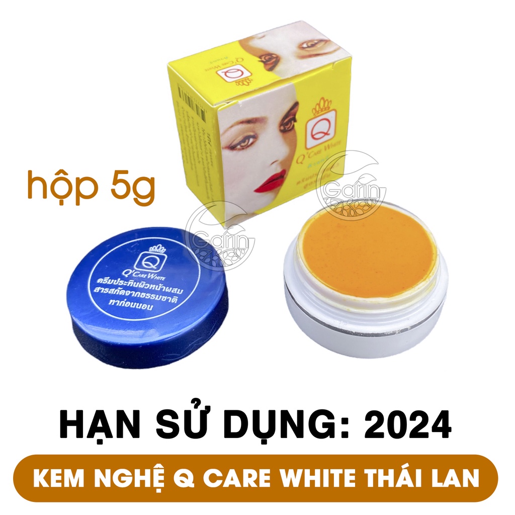 Kem nghệ q'care white Thái Lan 5g hết mụn, mờ nám tàn nhang cho làn da trắng hồng và căng mịn Mỹ Phẩm Sỉ Emer