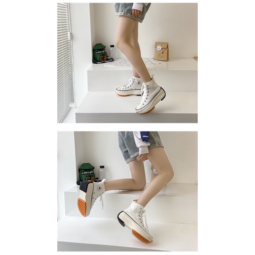 Giày Thể Thao Cổ Cao Thời Trang Cho Nữ ( sẵn) M560