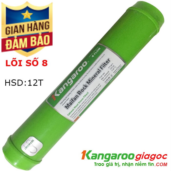 [GIÁ HỦY DIỆT] LÕI LỌC NƯỚC KANGAROO SỐ 8 - Đá Maifan - CAM KẾT HÀNG CHÍNH HÃNG