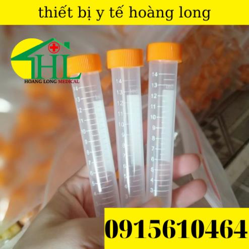 Com Bo 10  Ống Ly Tâm Falcon 15ml Đáy Nhọn Chuyên Dụng