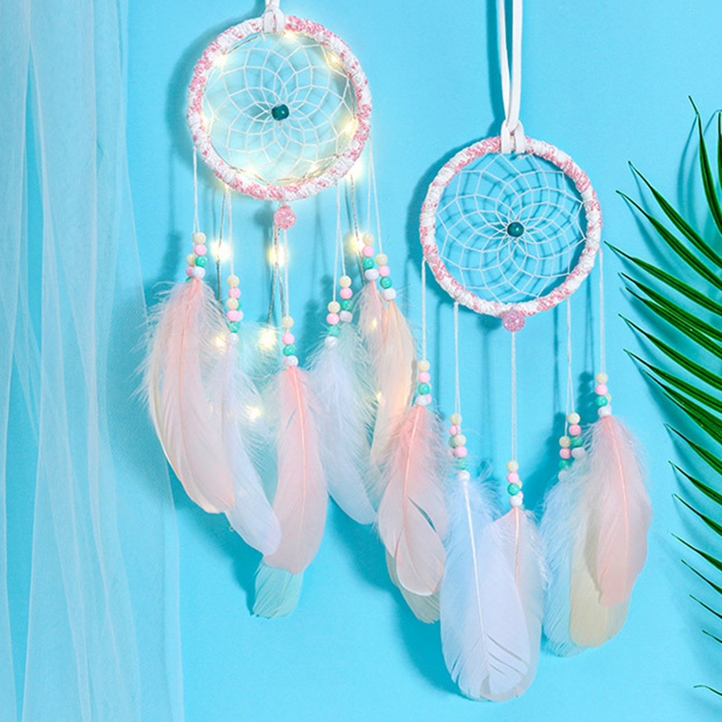 Dreamcatcher Hình Trái Tim Phong Cách Ấn Độ Làm Quà Tặng Sinh Nhật